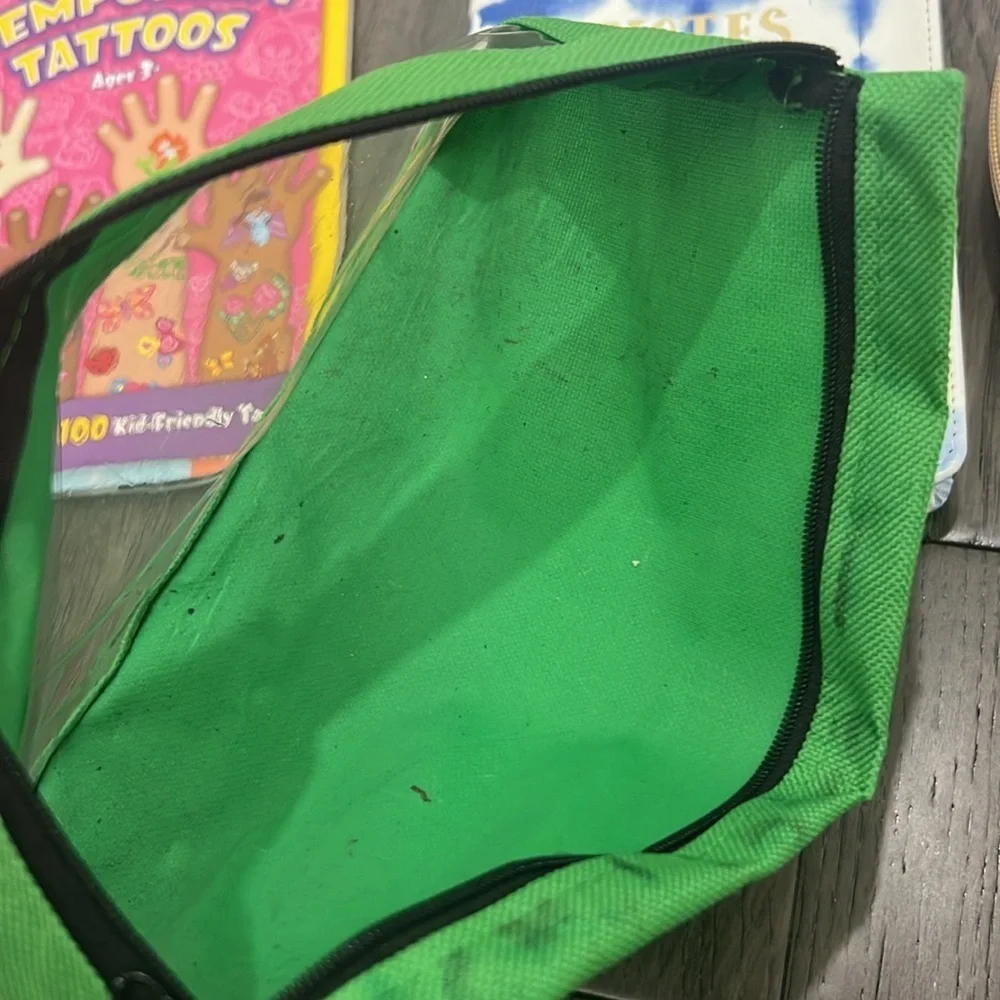 Bundle of girls pencil cases,Book of kids tattoos, and journal case